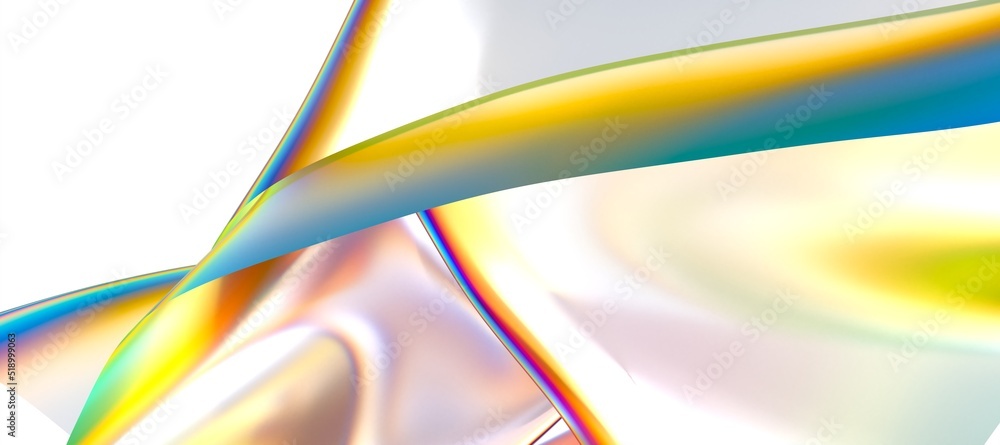 Poster abstract line fluid colors backgrounds. trendy vibrant fluid colors. 3d render