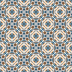 Geometric seamless pattern, ornament, abstract colorful background, vector decorative texture.