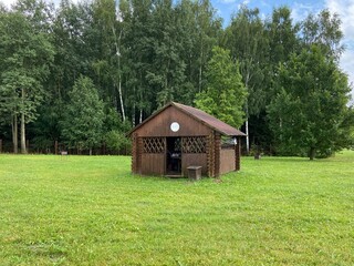 Fototapeta premium old wooden house
