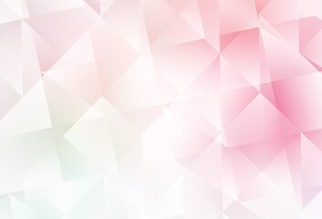 Light Pink, Yellow vector polygonal pattern.