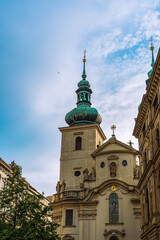 Fototapeta na wymiar Church of St Havel in Prague.