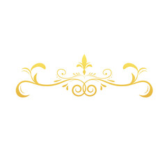 abstract golden  frame design