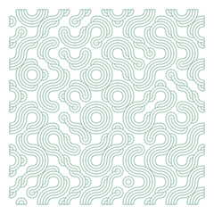 Color truchet tiling connections illustration