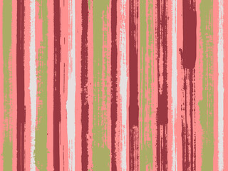 Sloopy gouache vertical lines vector pattern.