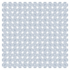Color truchet tiling connections illustration