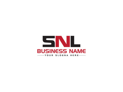 Creative SNL Logo Letter Vector, Colorful SN s n l Logo Icon Design With Three Alphabet Letter For Business