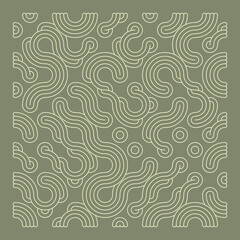 Color truchet tiling connections illustration