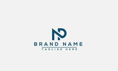 Logo design letter NP. Elegant modern. Vector template. © Sourave H