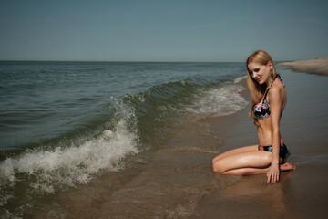 girl at sea