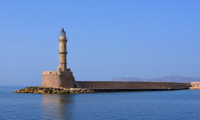 Fototapeta na wymiar chania lighthouse