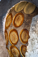 uzbek bread in the tandoor, Uzbekistan, Silk Road, Central Asia