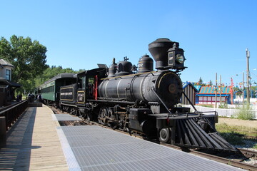 Steam Train At Station