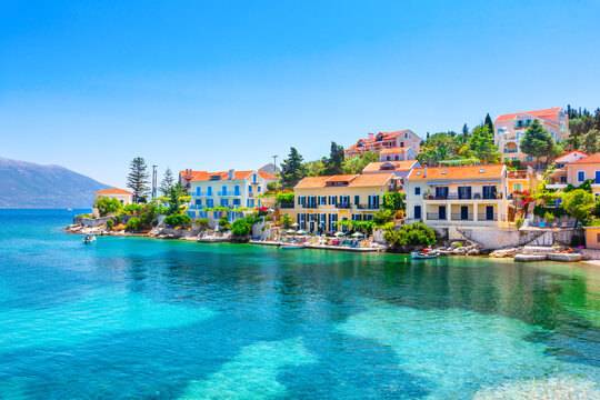 Fiskardo village, Kefalonia island, Greece