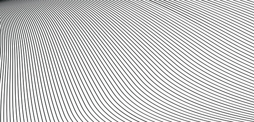 minimal lines abstract Tech background with abstract wave lines. Abstract wave element for design. Digital frequency track equalizer. Stylized line art background