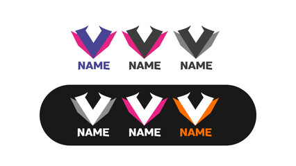 Logo con estilo esport o sport para tu empresa o equipo