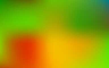 Light green, yellow vector blur texture.