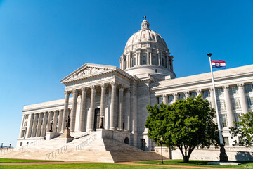 State Capitol of Missouri - Jefferson City, MO - obrazy, fototapety, plakaty