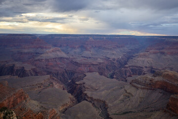 Fototapeta na wymiar Grand Canyon Rainstorm