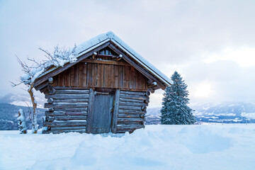 Allg&auml;u - Winter - H&uuml;tte - Stadel 