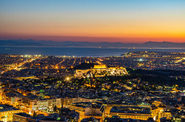 Obraz premium The Acropolis of Athens, Greece