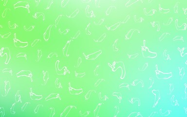 Light Green vector texture with hot peppers.
