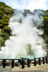 geyser in park national park