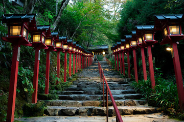 貴船神社 京都の風景