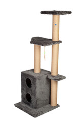 cat house and cat toy