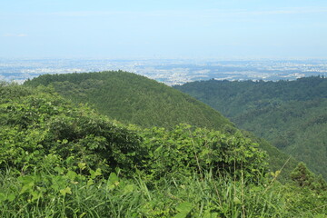 Naklejka premium 小仏城山