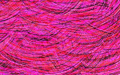 Light Pink, Yellow vector pattern with bent lines.