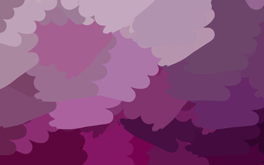 Dark Pink vector template with chaotic shapes.