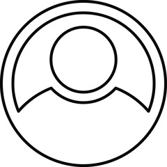 User Icon in trendy flat style isolated on grey background..eps