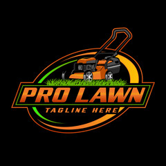 Lawn Mowing logo, Lawn care