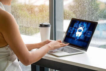 Chatbot software application for modish online business that automatically reply to customer...