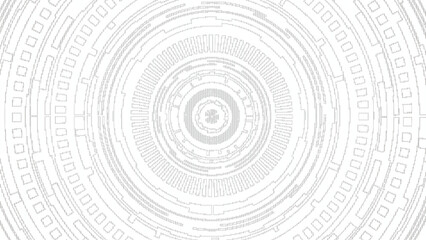 hi-tech abstract  background vector illustration and digital technological circle. 
