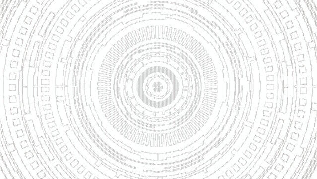 hi-tech abstract  background vector illustration and digital technological circle. 