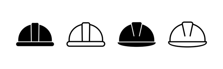Helmet icon vector. Motorcycle helmet sign and symbol. Construction helmet icon. Safety helmet