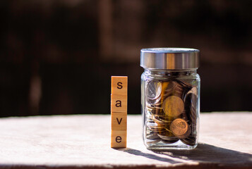 Financial Investment Concepts, The money's in a glass bottle.