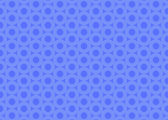 Fototapeta na wymiar Circles seamless pattern on blue backgrounds