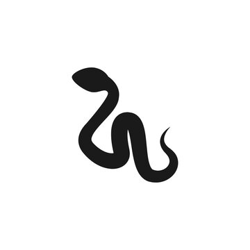 Snake icon logo design