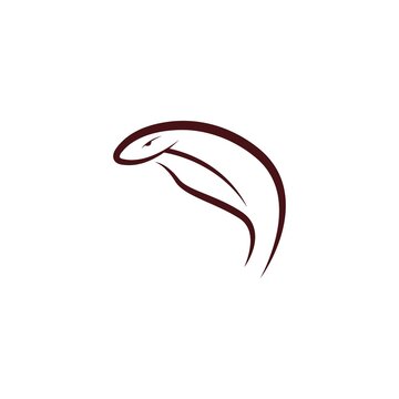 Snake icon logo design