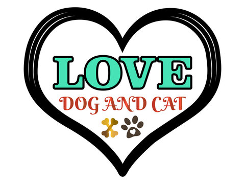 Dog and cat logo, images Designs vector or illustration