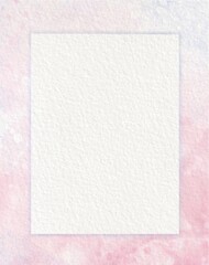 Fototapeta premium Template watercolor card with peonies for wedding invitations, birthday, March 8, mother’s, Valentine's Day and other holidays. White text frame. For designers, websites, posters, for printed products