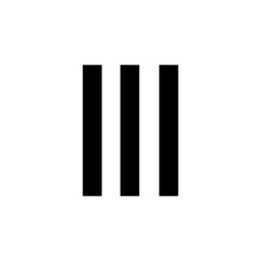 Hamburger Vector Icon Design Symbol Illustration EPS 10
