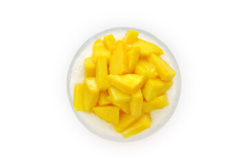Mango ice