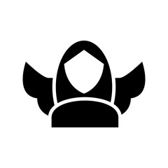 angel icon or logo isolated sign symbol vector illustration - high quality black style vector icons

