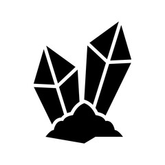 crystal icon or logo isolated sign symbol vector illustration - high quality black style vector icons

