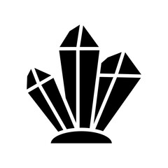 crystal icon or logo isolated sign symbol vector illustration - high quality black style vector icons

