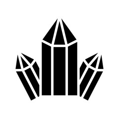 crystal icon or logo isolated sign symbol vector illustration - high quality black style vector icons

