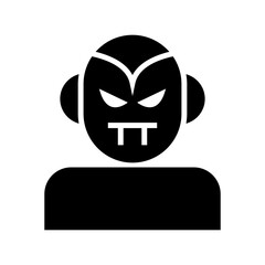 dracula icon or logo isolated sign symbol vector illustration - high quality black style vector icons
